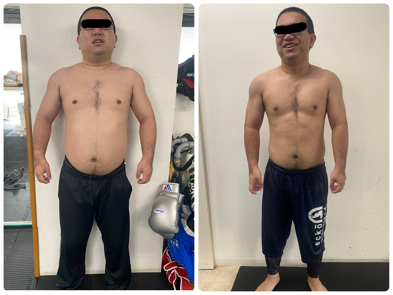 トレーニング Before・After