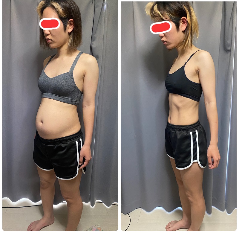 トレーニング Before・After